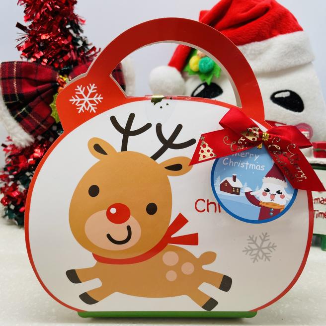 【聖誕交換禮物】聖誕提盒-紅白款