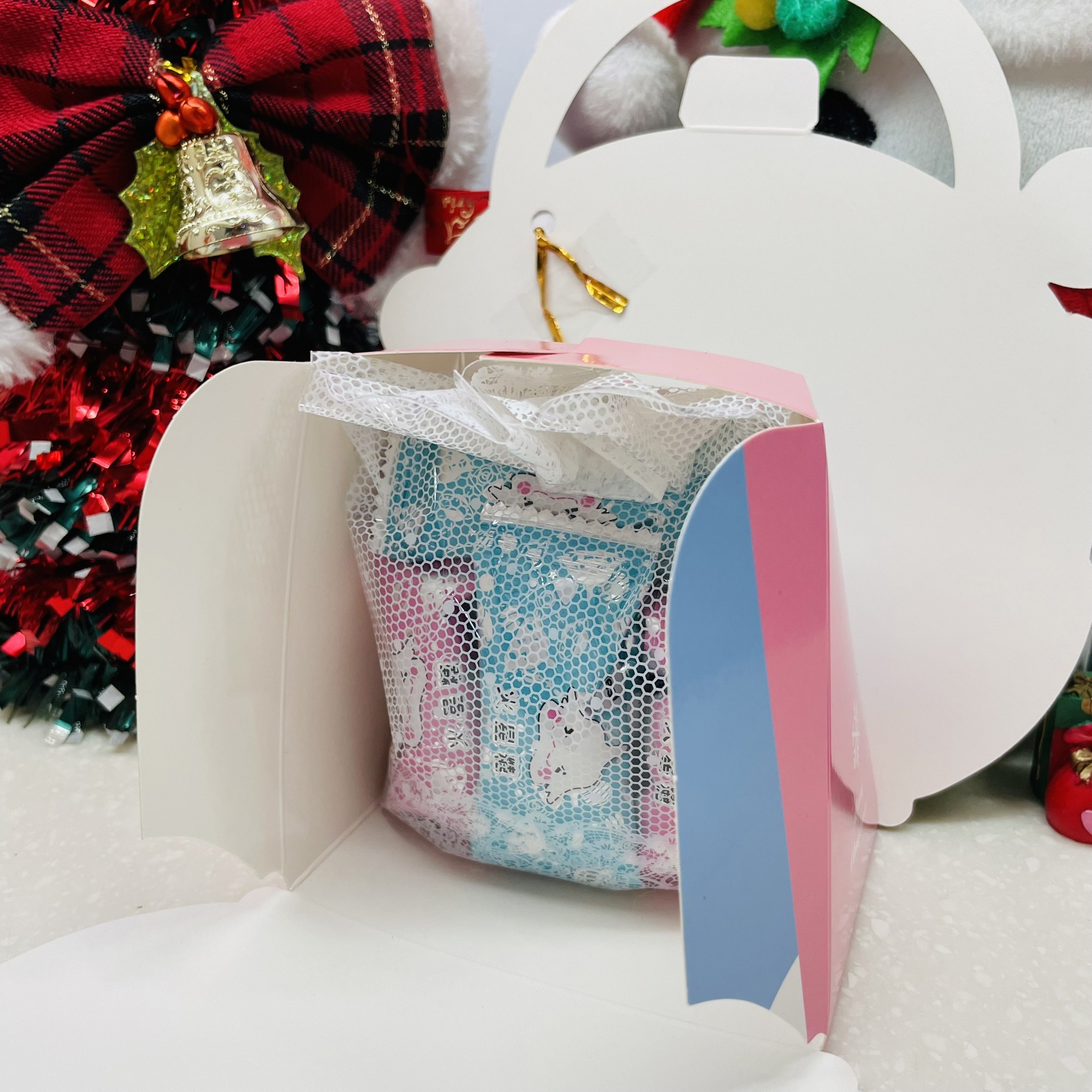 【聖誕交換禮物】聖誕提盒-藍色款